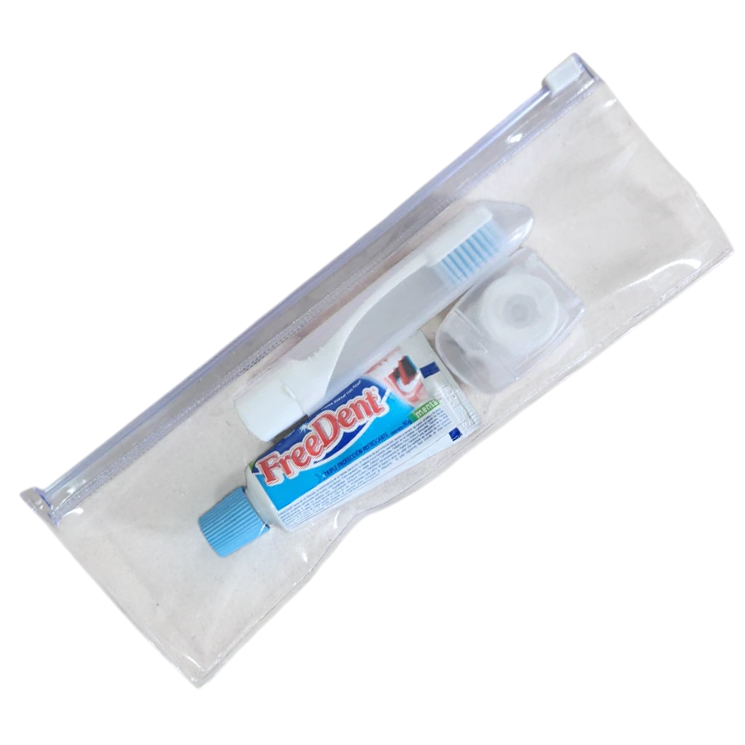 Estojo Zip Zap 8x22cm dentista escolar odontologico 20 unidades