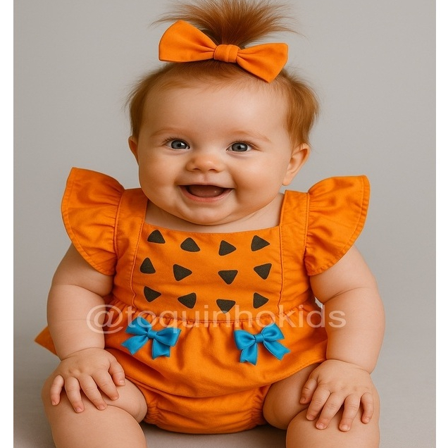 Jardineira romper bebê menina pedrita mêsversario ensaio fotográfico de bebê