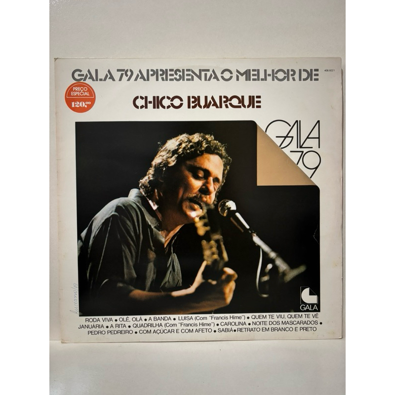 Lp Chico Buarque - Gala 79 O Melhor De Chico Buarque. Veja o vídeo.