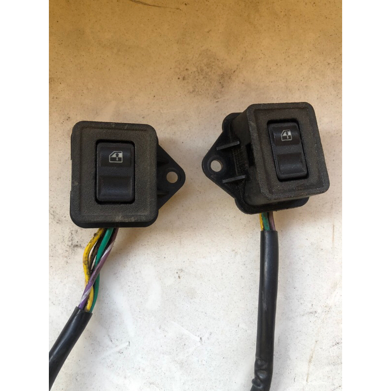 par de botões vidro elétrico traseiro Monza/opala/ipanema