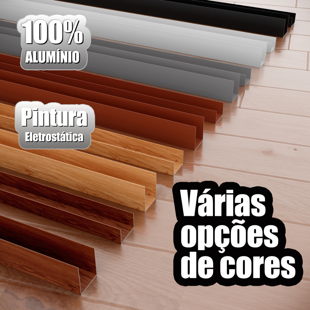 Protetor Saia de Porta Aluminio Facilit 2,7cm