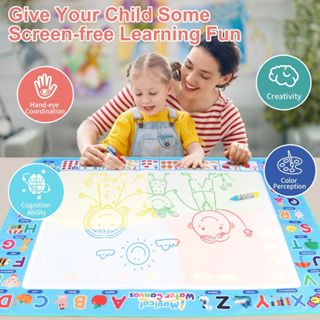 Tapete Infantil Pintura em aquarela , 150 * 100cm , Desenho Com Água E Caneta Mágica , Brinquedos Educativos Crianças em Oferta na Shopee