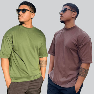 kit 2 Camiseta Oversized Masculina Streetwear Casual Algodão Premium Confortável
