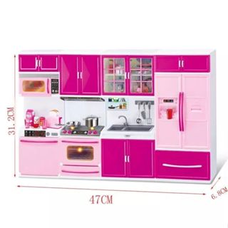 Kit Mini Cozinha Brinquedo Infantil Completo  Comidinhas Eletrodomésticos em Oferta na Shopee