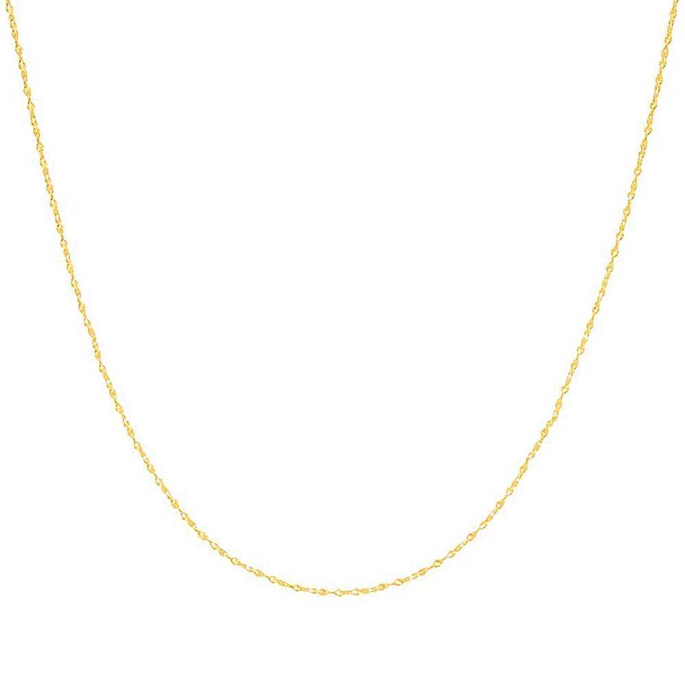 Cordão Rommanel Banhado A Ouro Fio Cabelo De Anjo 530411 - 42cm