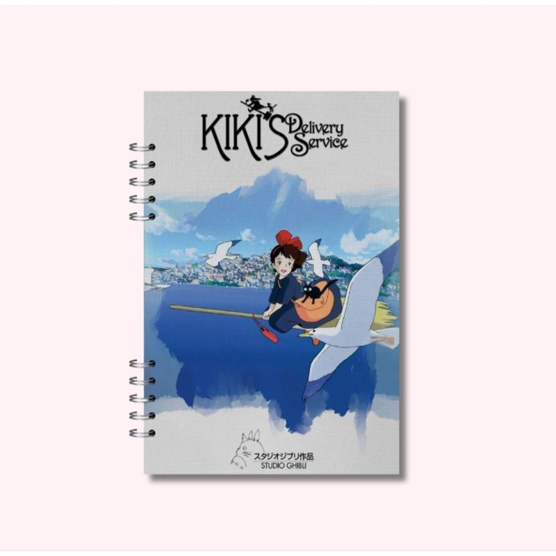 Caderno Personalizado A5 Kiki`s Delivery Service Studio Ghibli Anime