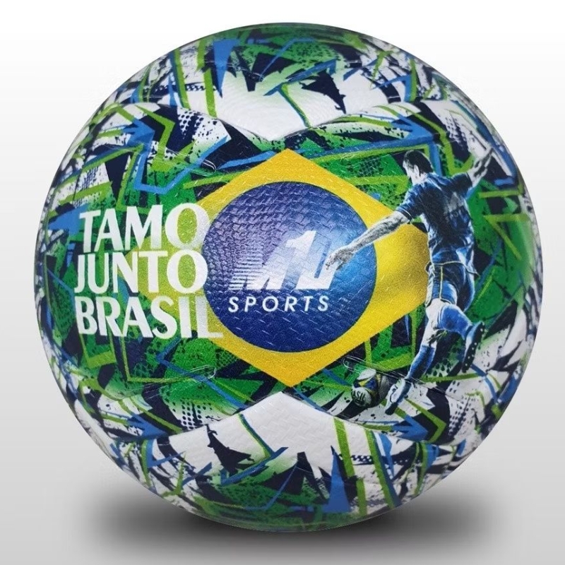 BOLA FUTEBOL CAMPO N2 INFANTIL BRASIL COPA DO MUNDO QATAR 2022 MN003 M10