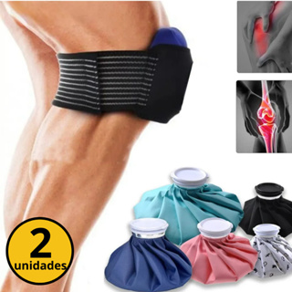 Kit Bolsa Termica e Faixa De Compressao Ajuda na Dorres Musculares em Oferta na Shopee