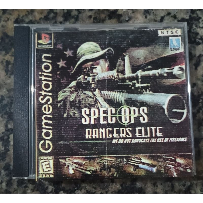 Jogo Do Playstation 1 Ps1 Spec Ops Rangers Elite Mídia Física Prata Prensada De Época