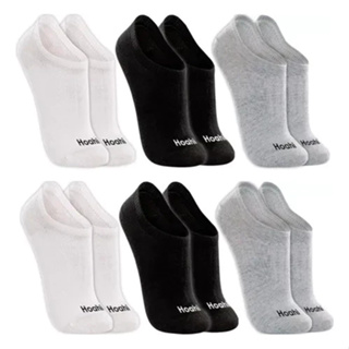 Kit 6 Pares Meias Hoahi Invisível Sapatilha Cano Baixo Confortável Masculina Feminina Algodão em Oferta na Shopee