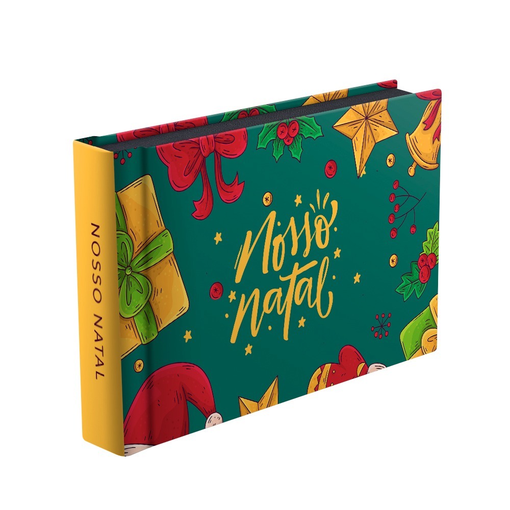 Álbum de Fotos Autocolante – Natal 15x21 (20 Fotos) – Instalivro ✨