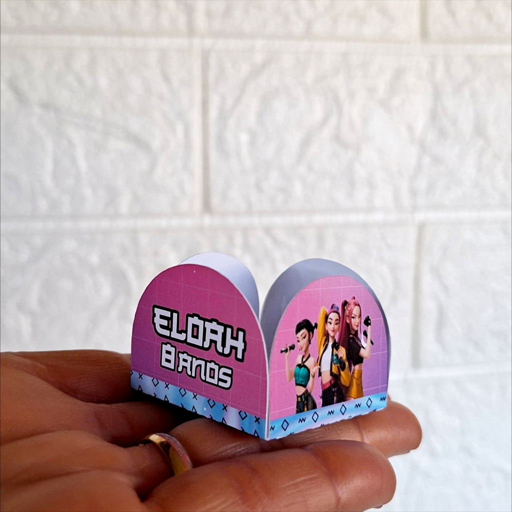 Forminha de doce personalizada Guerreiras do K-POP / forminha para brigadeiro/ festa / aniversário