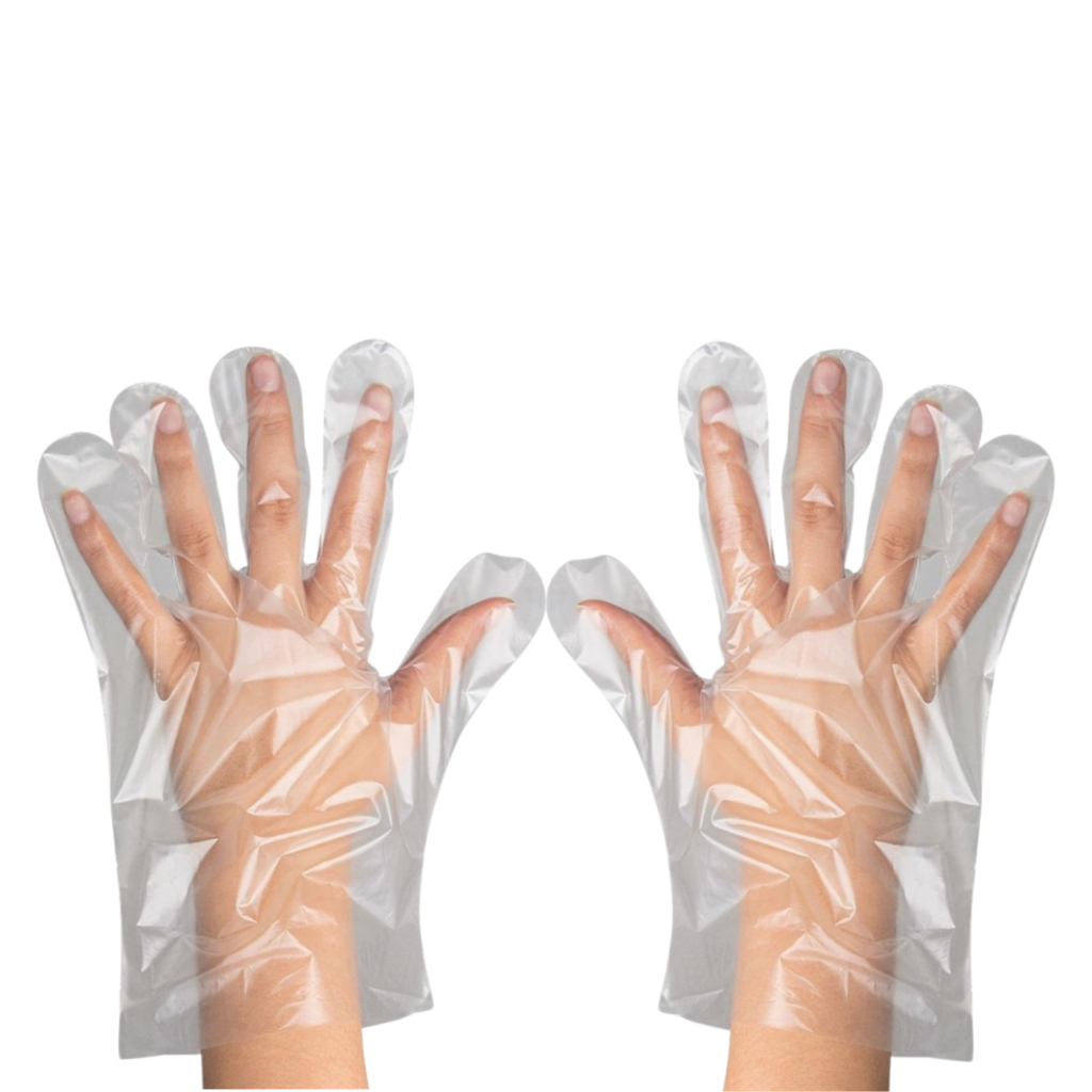 Luva Plástica Descartável Kit 1000 un - Talge Tamanho Único Restaurante, Estética, Higiene e Limpeza