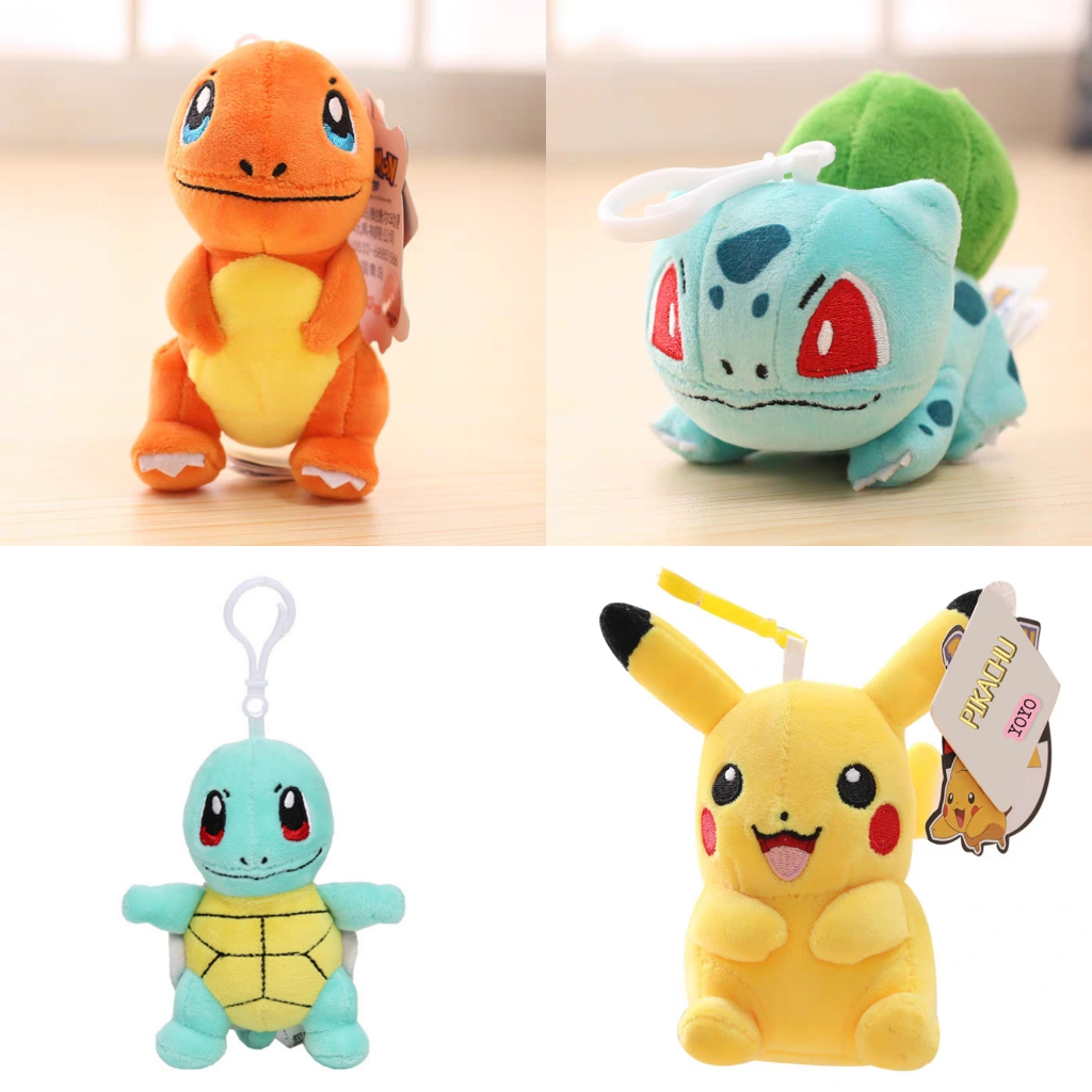 Chaveiro de Pelúcia Pokémon - Fofo, Divertido e Perfeito para Bolsa ou Chaves em Oferta na Shopee