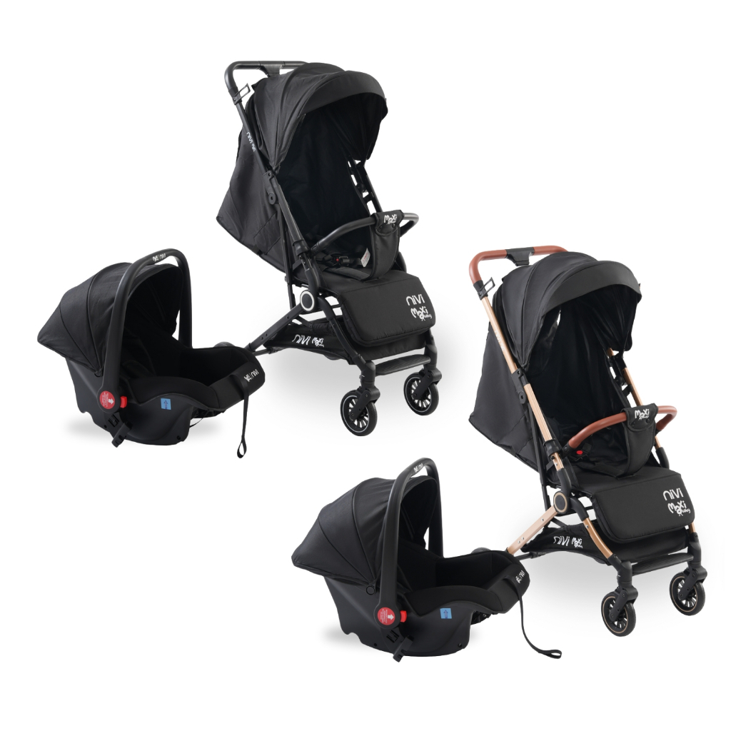 Carrinho de Passeio C/Bebê Conforto TS NIVI Maxi Baby em Oferta na Shopee