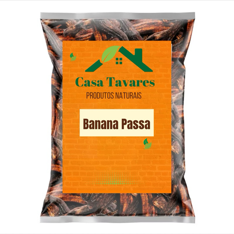 Banana Passa 250g/ 500g / 1kg