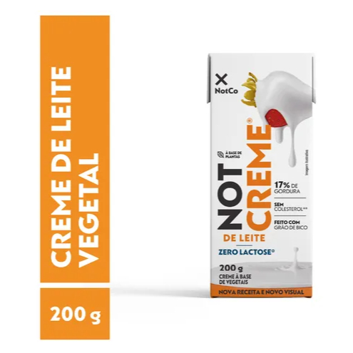 Creme a Base de Vegetais Not Creme de Leite 200g em Oferta na Shopee