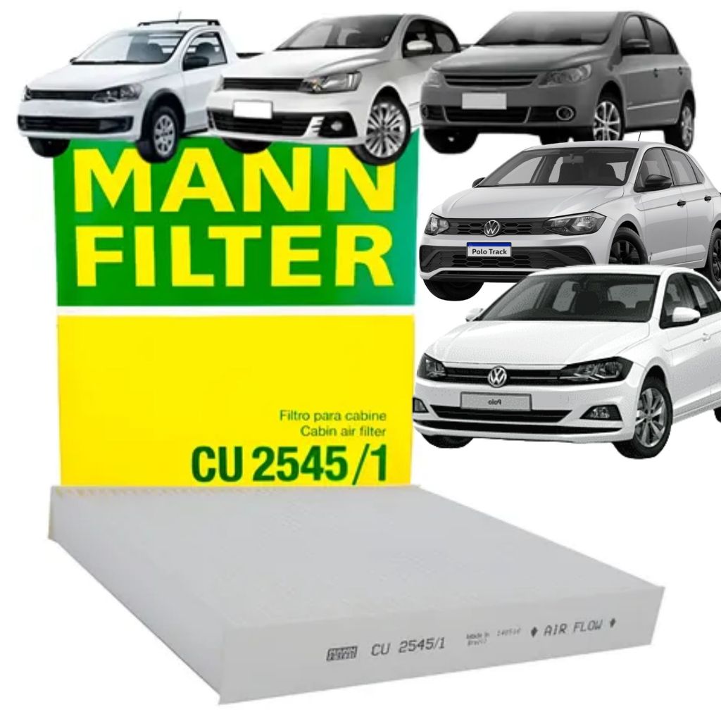 Filtro Ar Cabine Condicionado para VW Volkswagen Gol / Voyage / Fox / CrossFox / SpaceFox / Polo / Virtus / Saveiro - Au