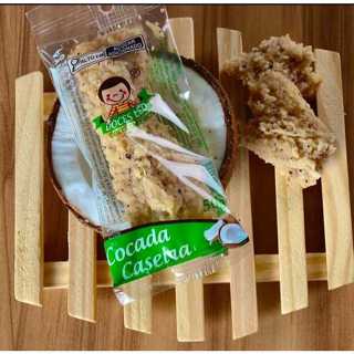 Cocada Caseira Cremosa Doces Léo 30 unidades de 50g cada em Oferta na Shopee