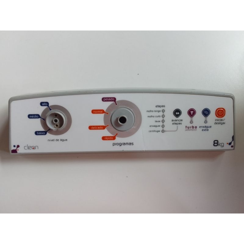 Painel da lavadora Brastemp bwb08a ative 8kg usado