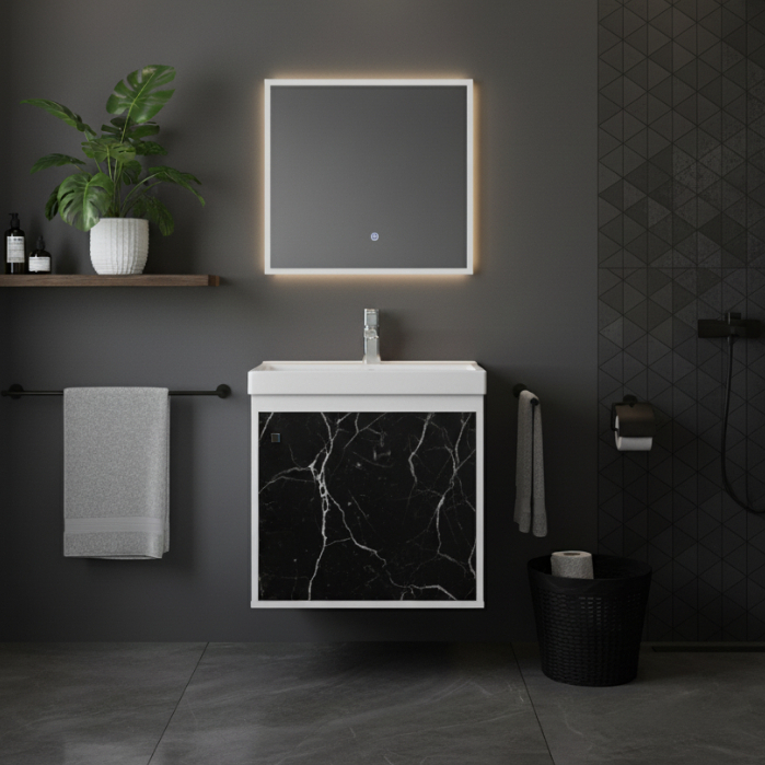 Gabinete para Banheiro 40cm MDF com Cuba em Oferta na Shopee