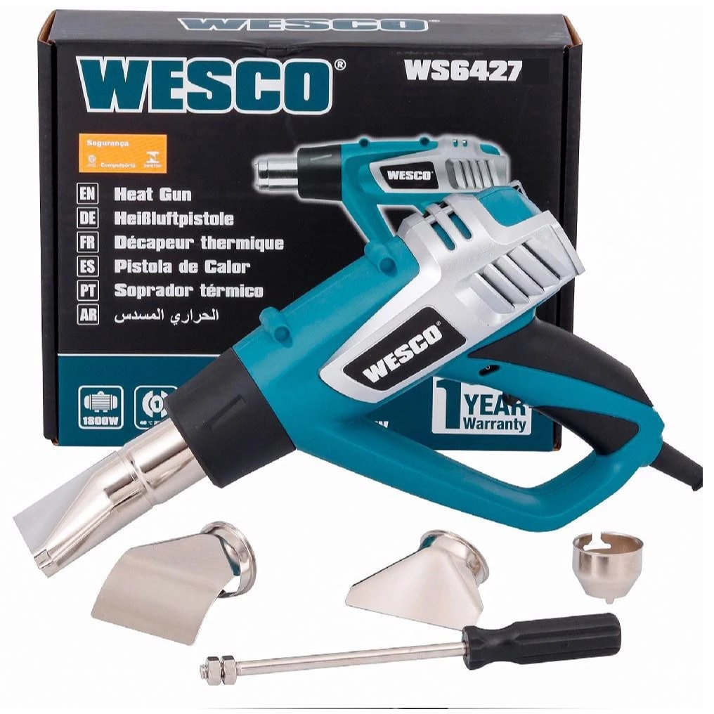 Soprador Térmico Wesco 2000w 3t Com Acessórios - 220v