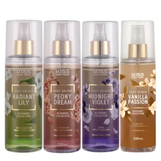 KIT BODY SPLASH LINHA BLOOMING 200ML C/4 - KISS NEW YORK em Oferta na Shopee