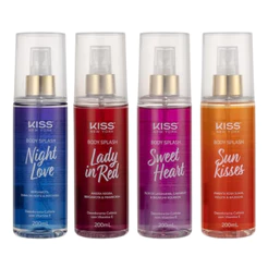 KIT BODY SPLASH KISS NEW YORK 200ML C/4