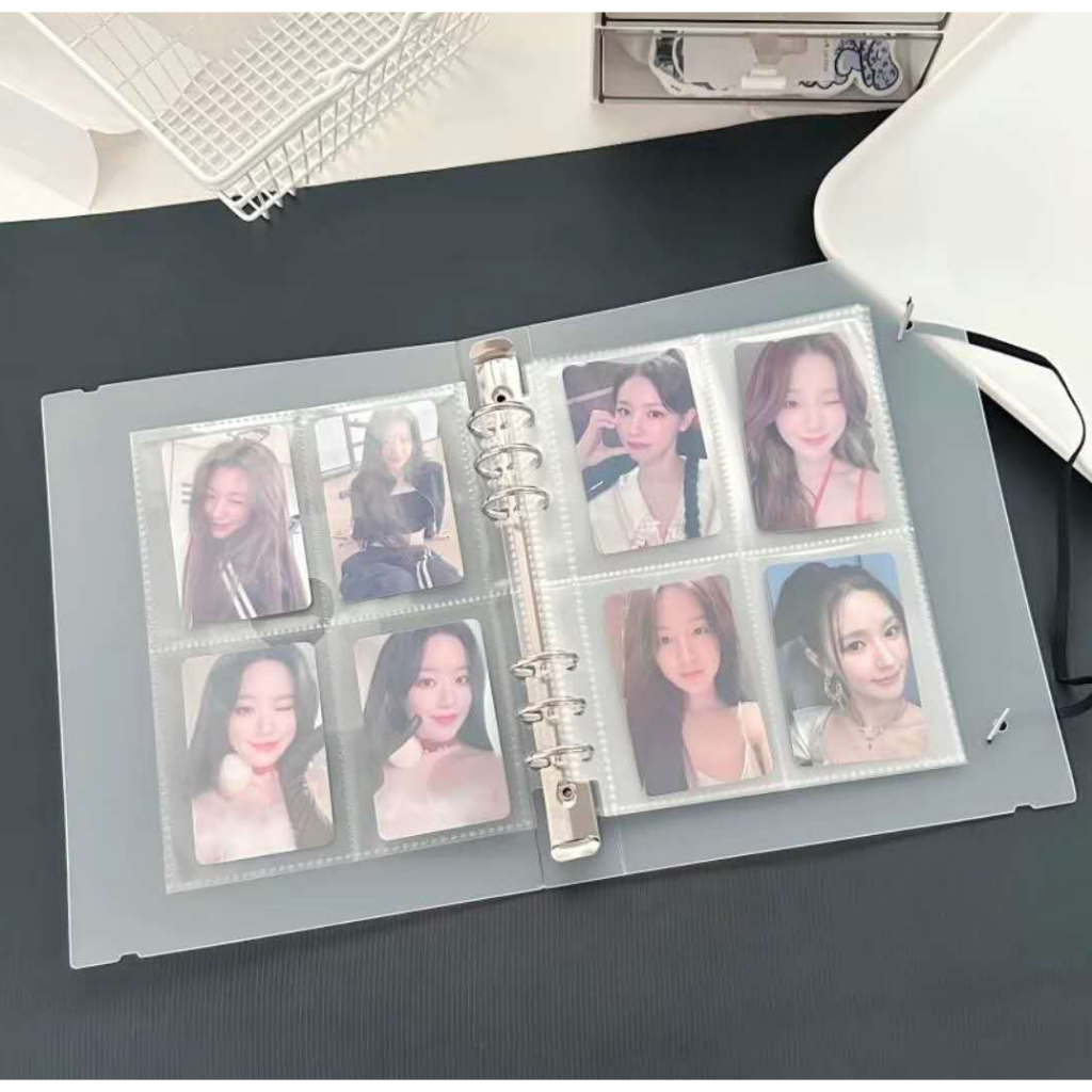 Binder Capa A5 Álbum De Fotos Fotocard Adesivo De Arquivo Ticket Post Fichário em Oferta na Shopee