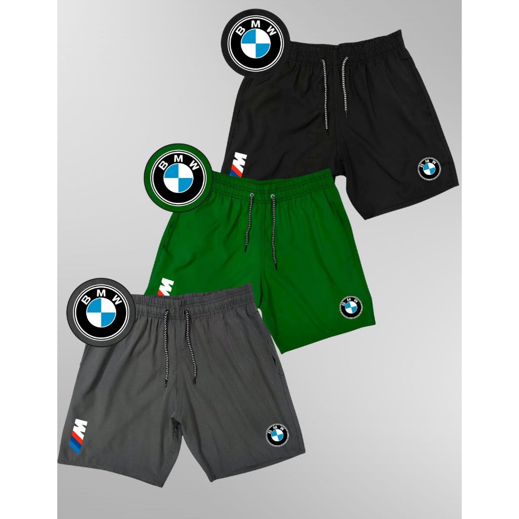 KIT 3 Bermuda Elastano premium  - BMW 02 Esporte praia academia, ideal para pratica de lutas, futebol, corridas.