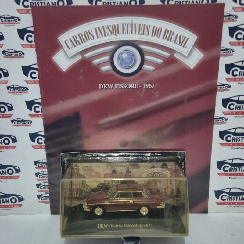 DKW-Vemag Fissore 1967 Carros Inesquecíveis do Brasil 1/43