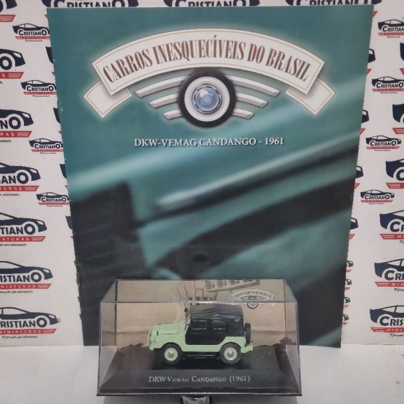DKW-Vemag Candango 1961 Carros Inesquecíveis do Brasil 1/43