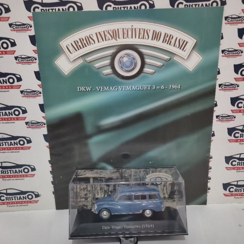 DKW-Vemag Vemaguet 1964 Carros Inesquecíveis do Brasil 1/43