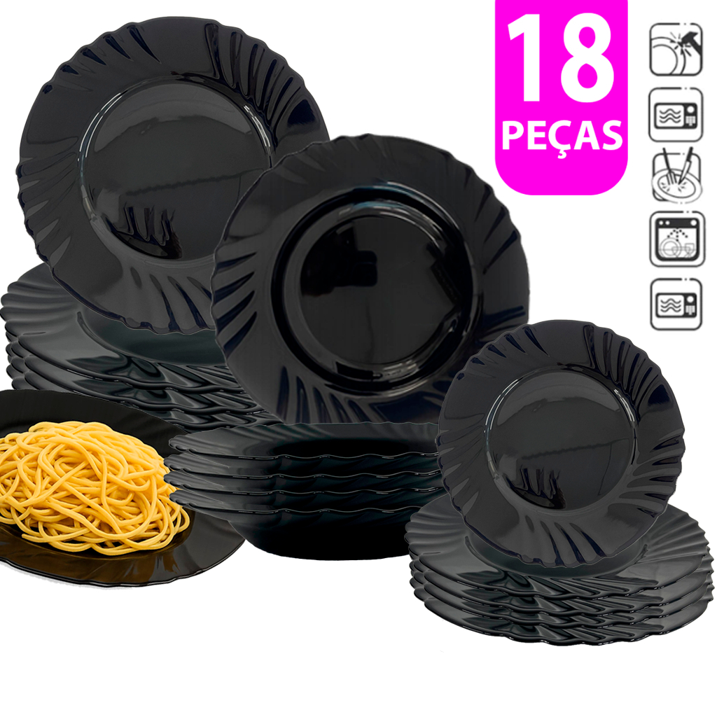 Prato Raso Preto: Onde Comprar | BuscaProdutos