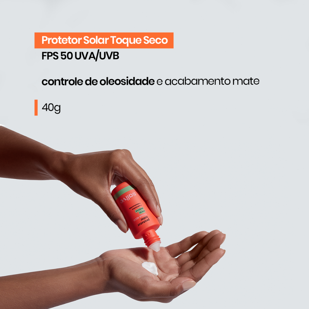 Detalhes do Sallve Protetor Solar Toque Seco 40g FPS50