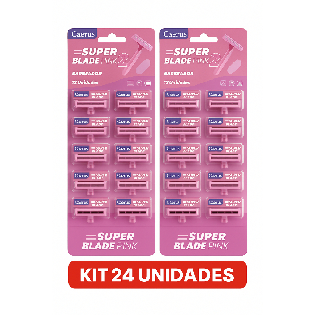 Kit 12 E 24  Unidades Barbeador Sharpex 2 Lâminas – Descartável Masculino e Feminino
