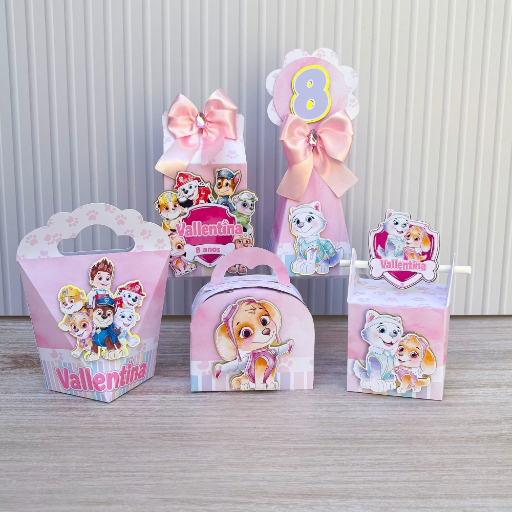 Kit de festa Personalizado Skye e Everest|Lembrancinha festa Skye e Everest| Aniversário Skye e Everest