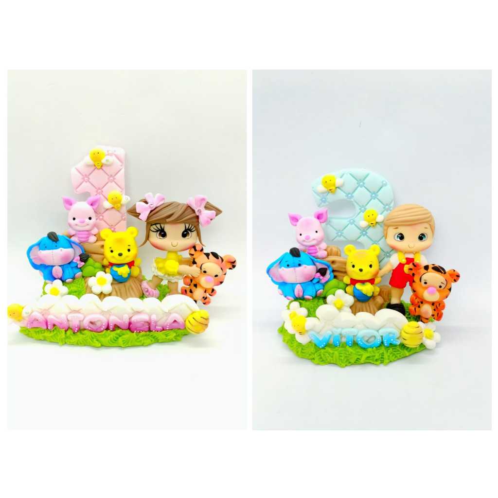 Vela Ursinho Pooh (1 a  9 anos) Menina ou menino em Oferta na Shopee