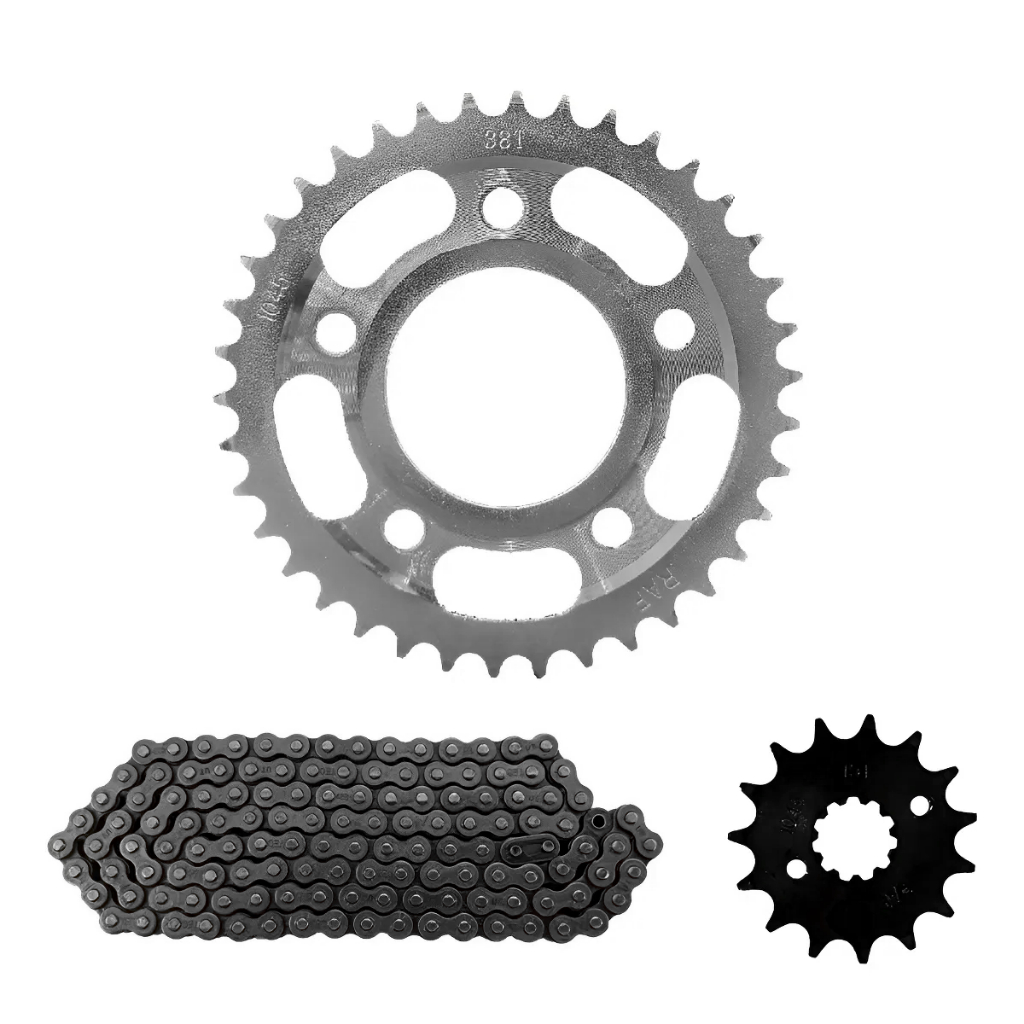 Kit Relação Cbx 250 Twister Coroa 38 Pinhão 15 Corrente Fina