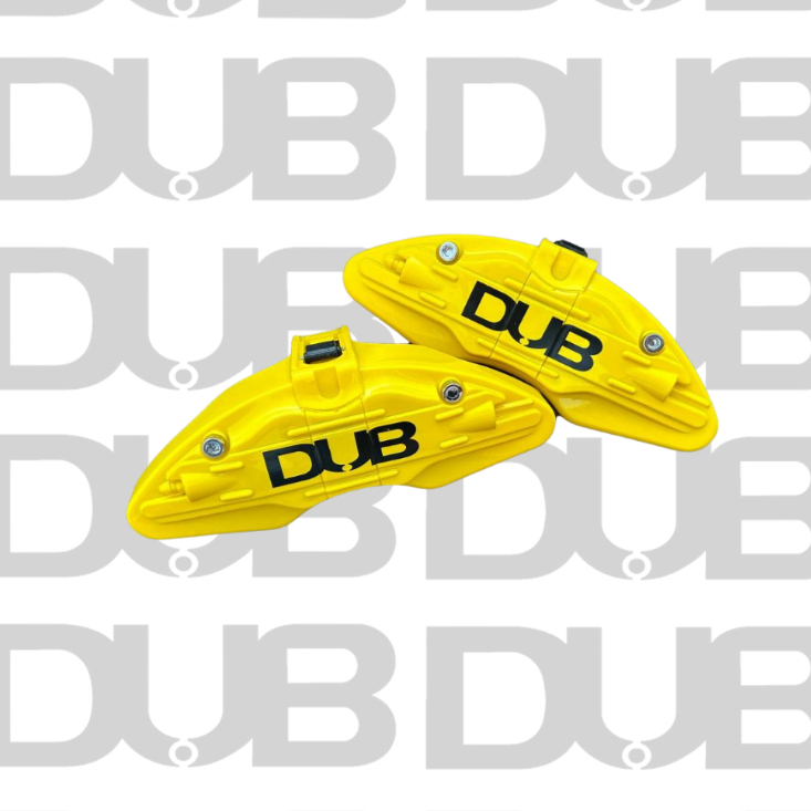 Par Capa Pinça de Freio DUB Amarela Esportiva Tuning Universal