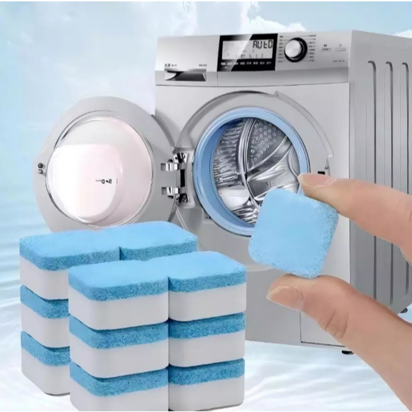Kit 10/12/15/20 Limpador Pastilha de máquina de lavar roupa, comprimido efervescente sólido para remover manchas