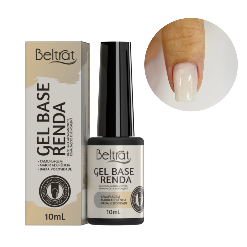 Gel Base Renda Beltrat 10ml / Blindagem Capa Base De Unhas em Gel em Oferta na Shopee