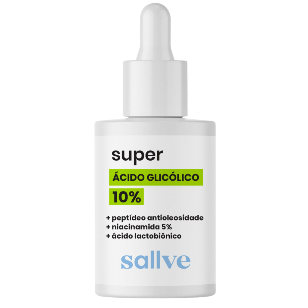 Sallve Super Ácido Glicólico 10% 30ml em Oferta na Shopee
