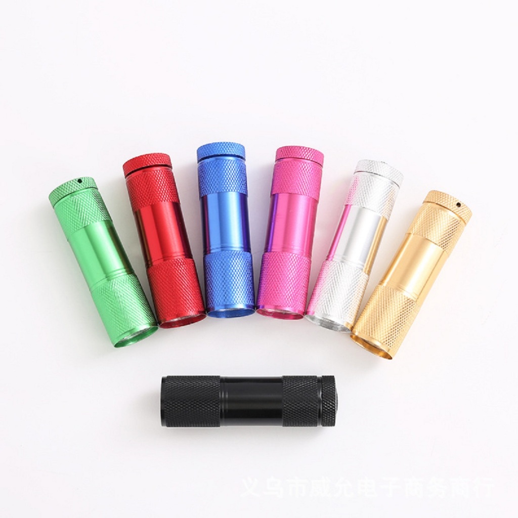 Lanterna Ultravioleta  9 LEDs 395nm Secagem Rápida UvLed em Oferta na Shopee