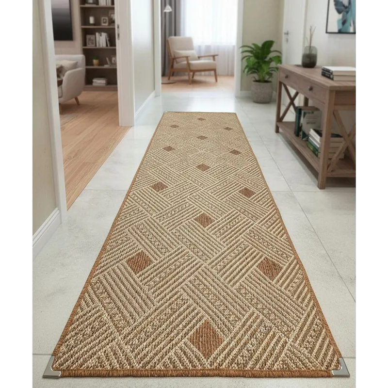 Tapete Passadeira Longa Sisal Antiderrapante 2,30x0,66 Uso Versátil em Toda a Casa em Oferta na Shopee