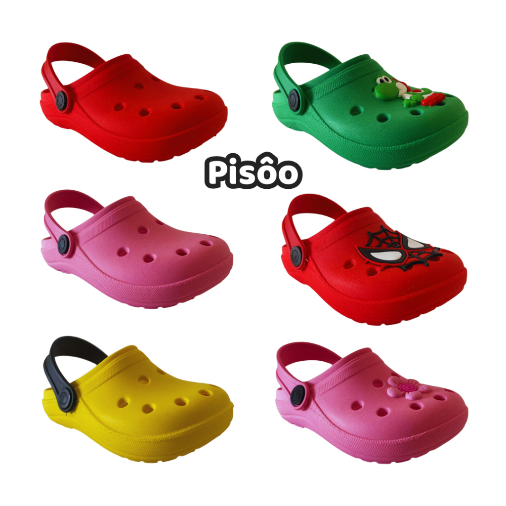 Chinelo Babuche Infantil Menino e Menina – Confortável, Leve, Antiderrapante e Para o Dia a Dia em Oferta na Shopee