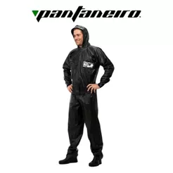 CAPA DE CHUVA PVC COM CAPUZ E BOLSO - PANTANEIRO