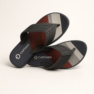 Chinelo Sandália Confortável Casual Macio Masculino Ortopédico Antiderrapante Resistente Cartago em Oferta na Shopee
