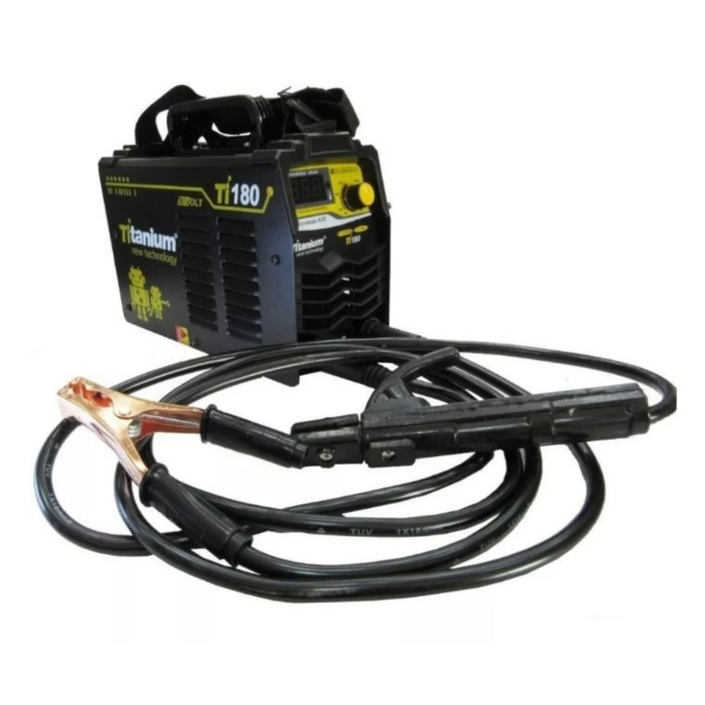 Detalhes do Máquina Inversora de Solda TI-180 Bivolt – Titanium Platina