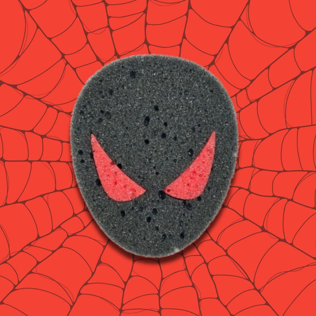 Esponja de Banho Infantil Homem Aranha Super Herói - Divertida e Macia